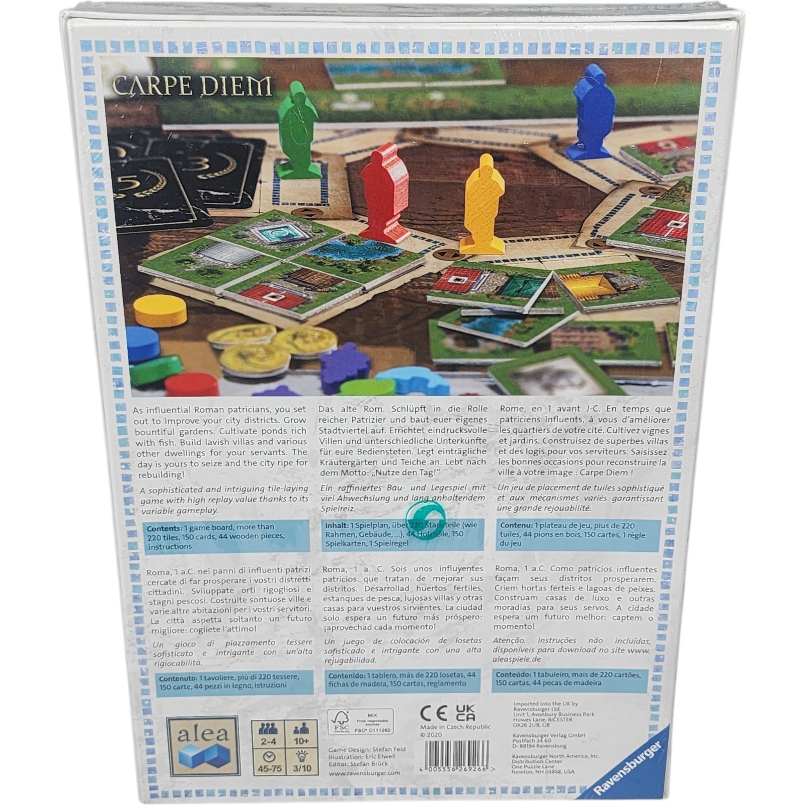 Ravensburger Carpe Diem Strategy Board Game Mind Teaser NEW