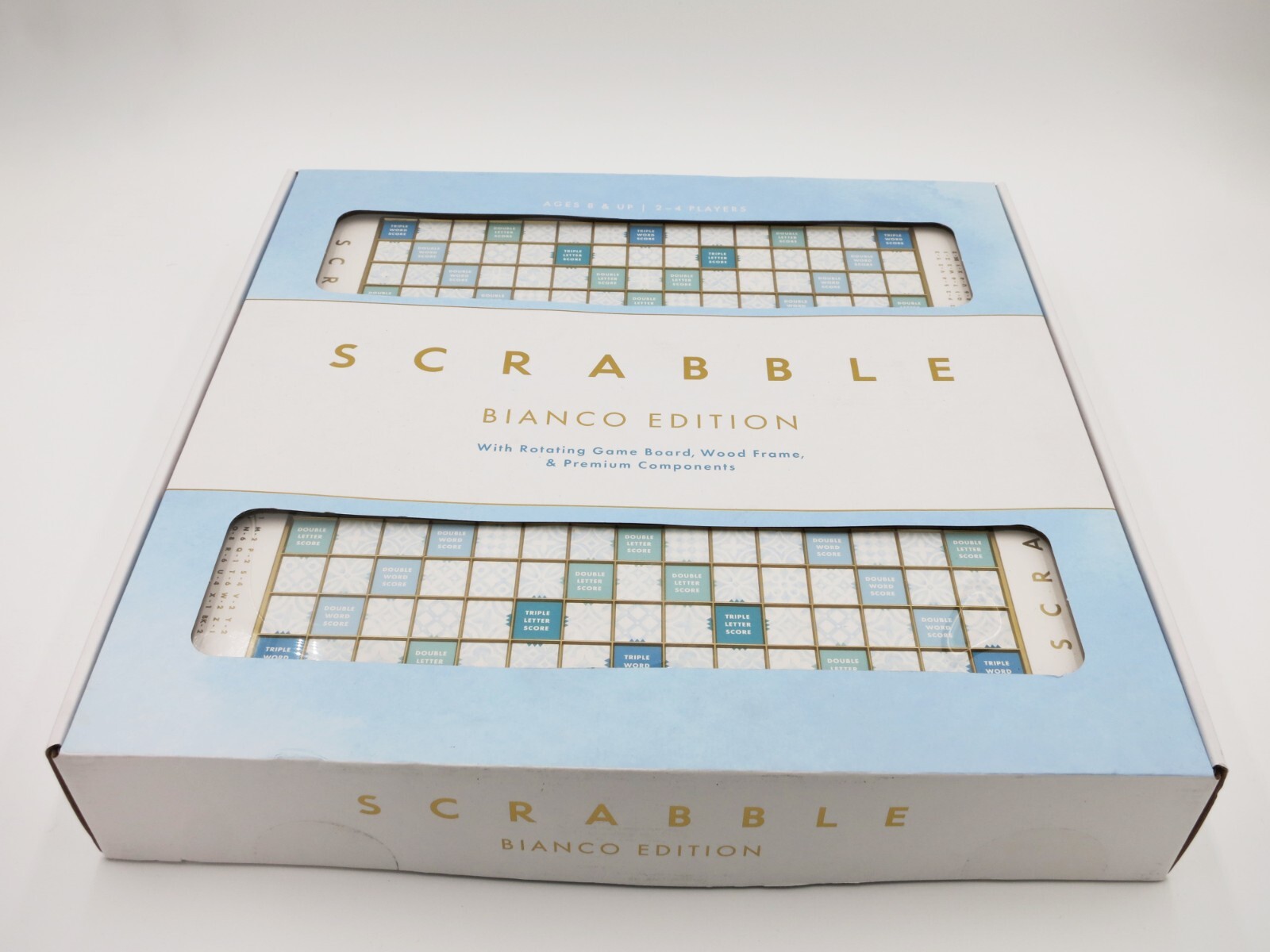 SOLD OUT WS Game Company SCRABBLE Bianco Edition Deluxe