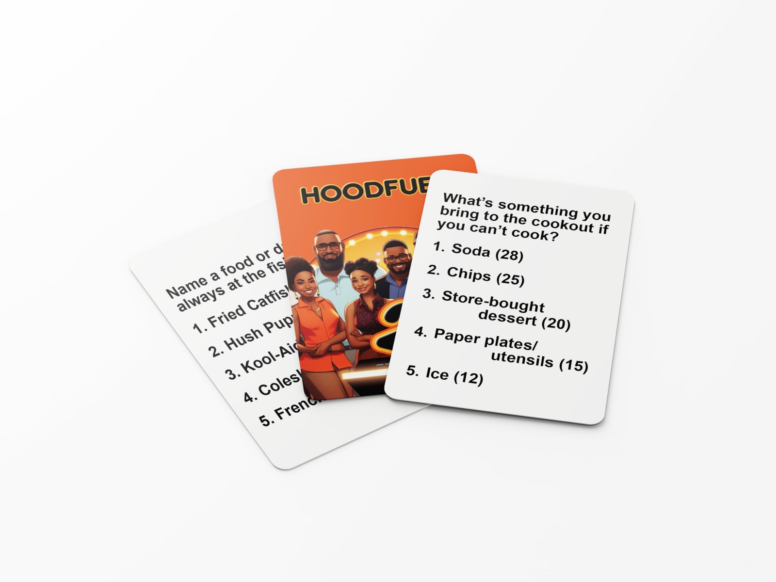 HoodFued 2 – Black Family Feud-Style Card Game for African-American Parties, …