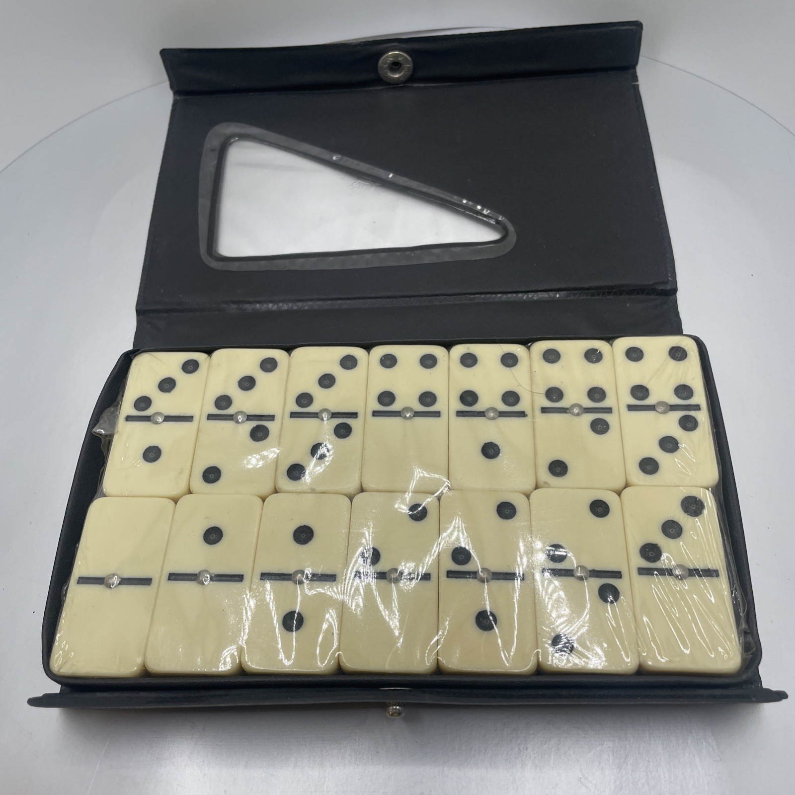 Dominoes Double Six Mini Set – 28 Tiles with Carry Travel Case – Classic Game
