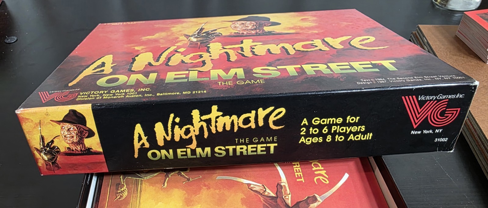 A Nightmare On Elm Street 1987 Board Game Clean