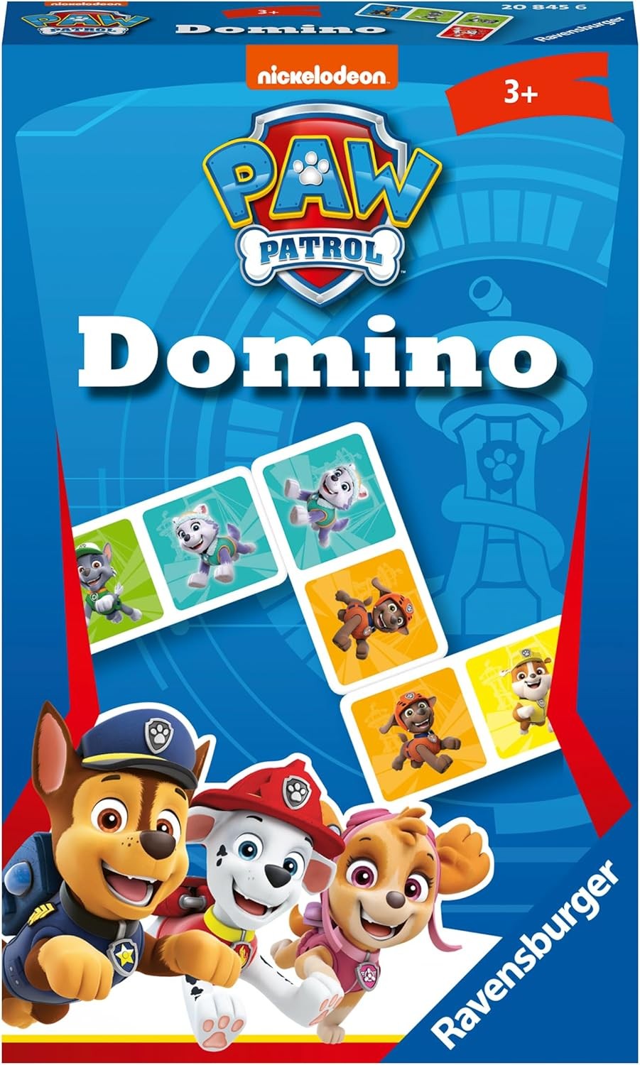 Ravensburger Paw Patrol Dominoes Game for Kids Age 3 Years Up, 2 to 4 Players Cl