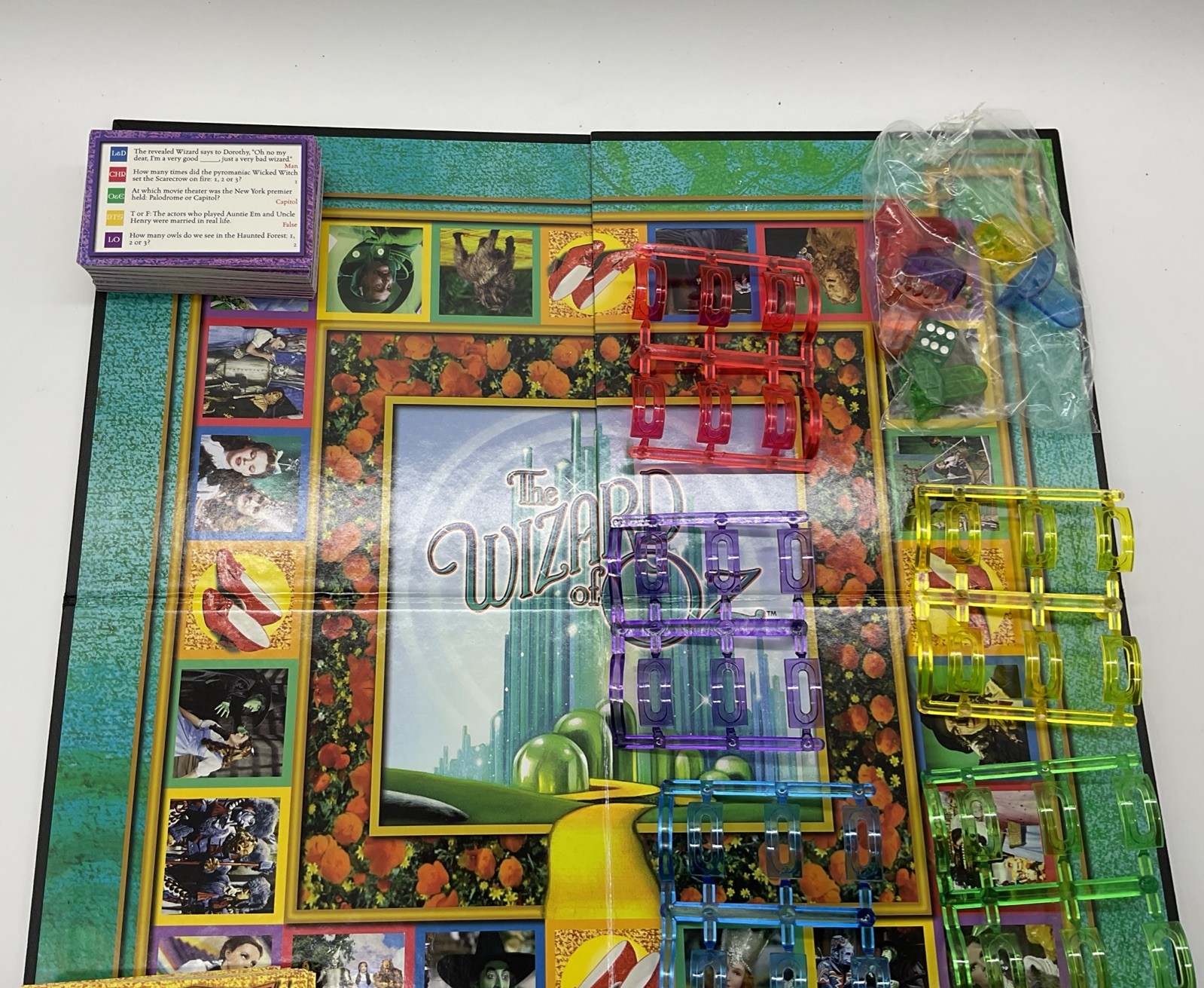 1999 Pressman Wizard of Oz Trivia Game Collectible Tin – Open Box Sealed Pieces
