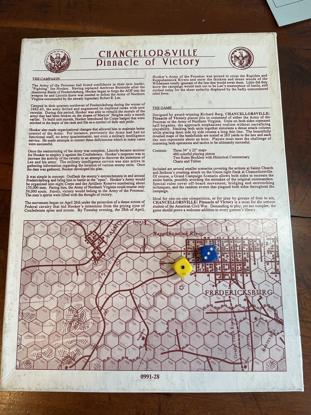 Clash of Arms War Game Chancellorsville – Pinnacle of Victory