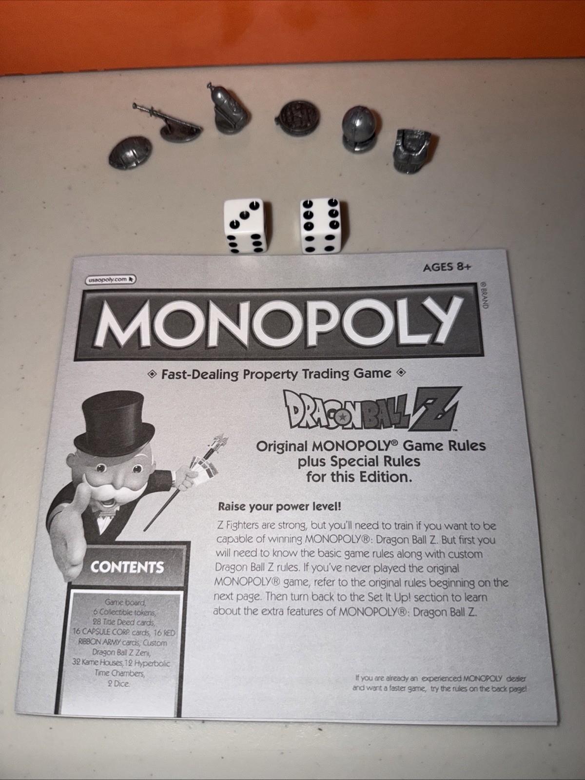 Dragon Ball Z Monopoly Anime Set Complete In Box Board Game 2017