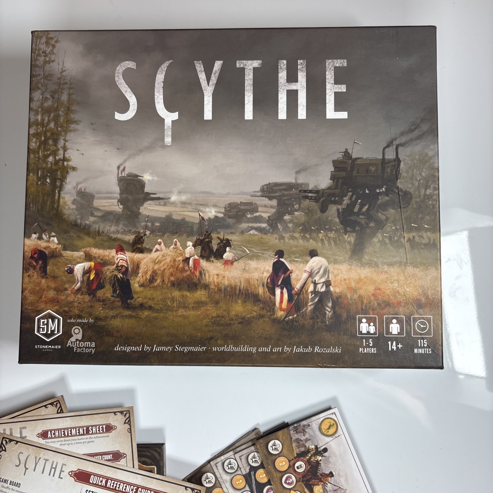 Scythe Board Game Stonemaier Games Automa Factory Jamey Stegmaier Complete