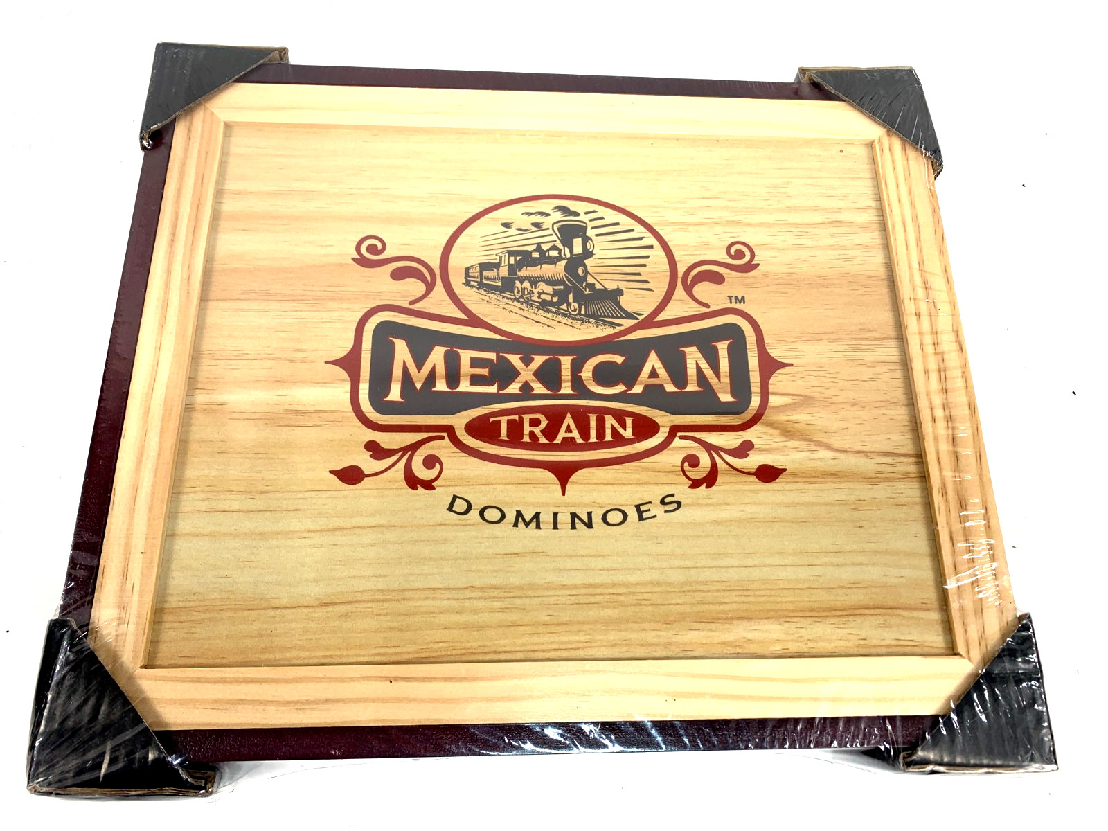 Mexican Train Domino Set in Wooden Collector Box from for 2 to 8 Players Ag…