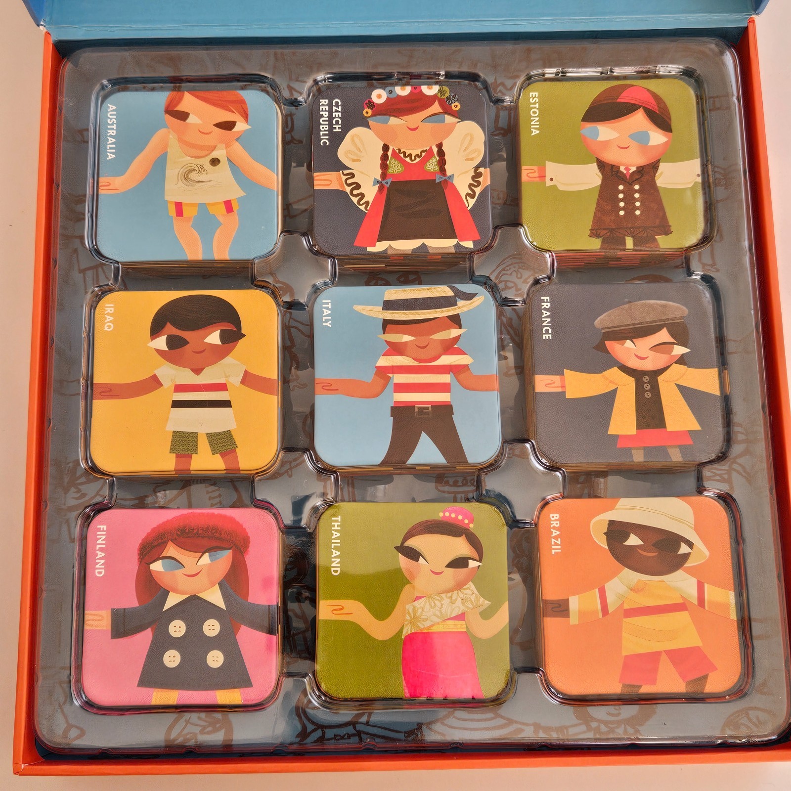Around the World Matching Game 36 Countries Ages 3+ Memory Concentration