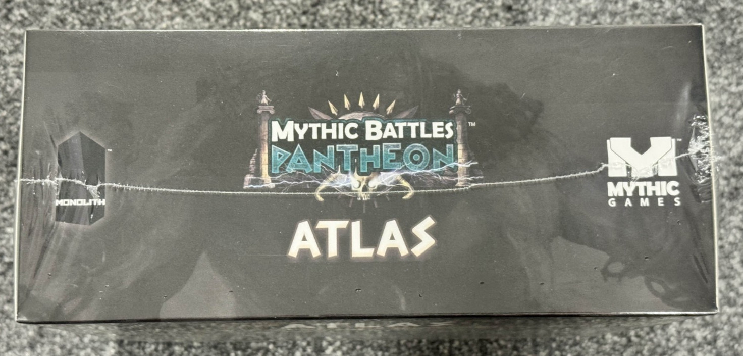Mythic Battles Pantheon – Atlas – Kickstarter Exclusive (New Sealed) No Cards