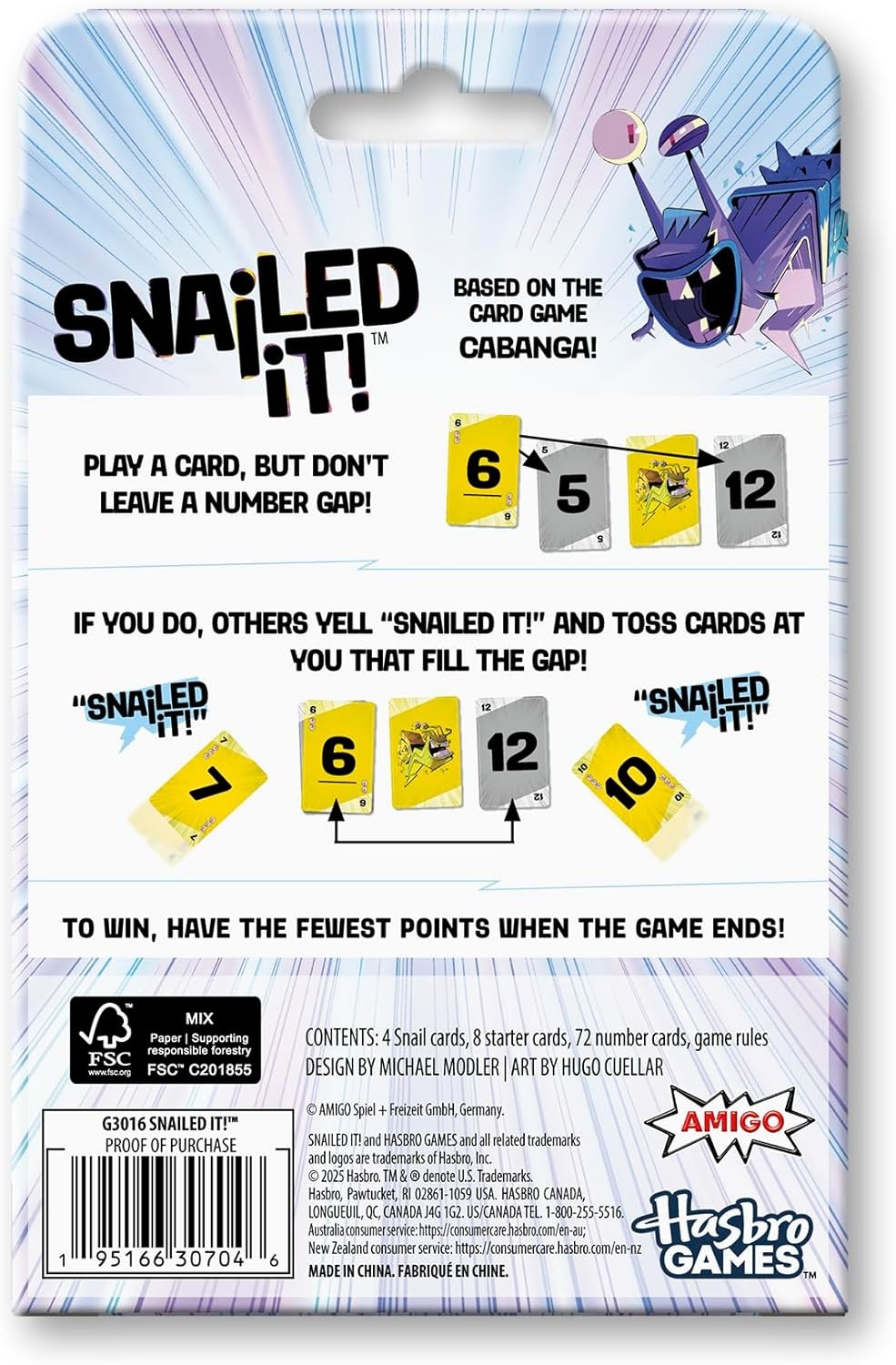 Snailed it! Game Easy to Learn Family Games for Kids, Teens, and Adults Snai