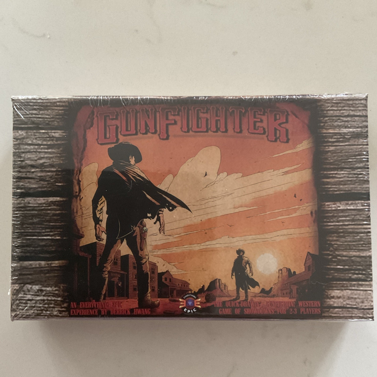 NEW SEALED Gunfighter Card Game by Everything Epic Games 2-3 Players AGES 14+