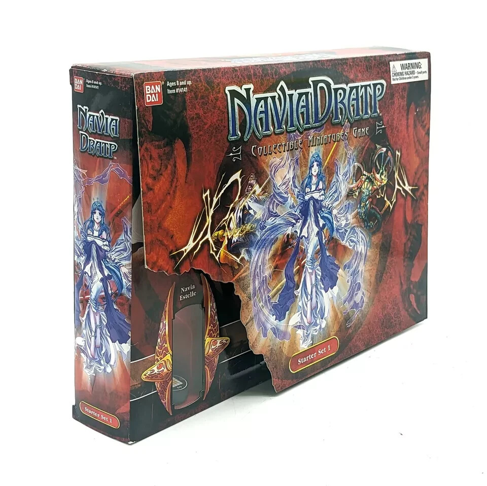 BOARD GAME: Bandai Navia Dratp Collectible Miniatures Board Game Starter Set 1