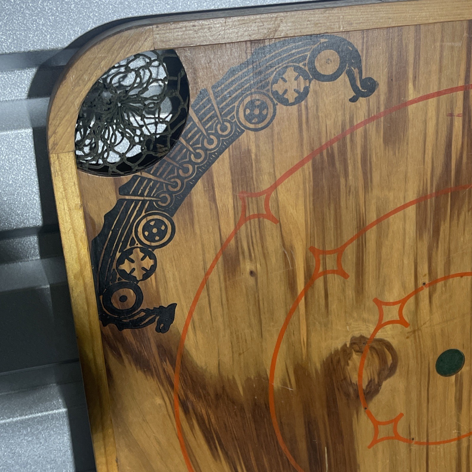 1934-1947 Vintage Viking Boats Carrom Board Style Q Carrom Industries Ludington