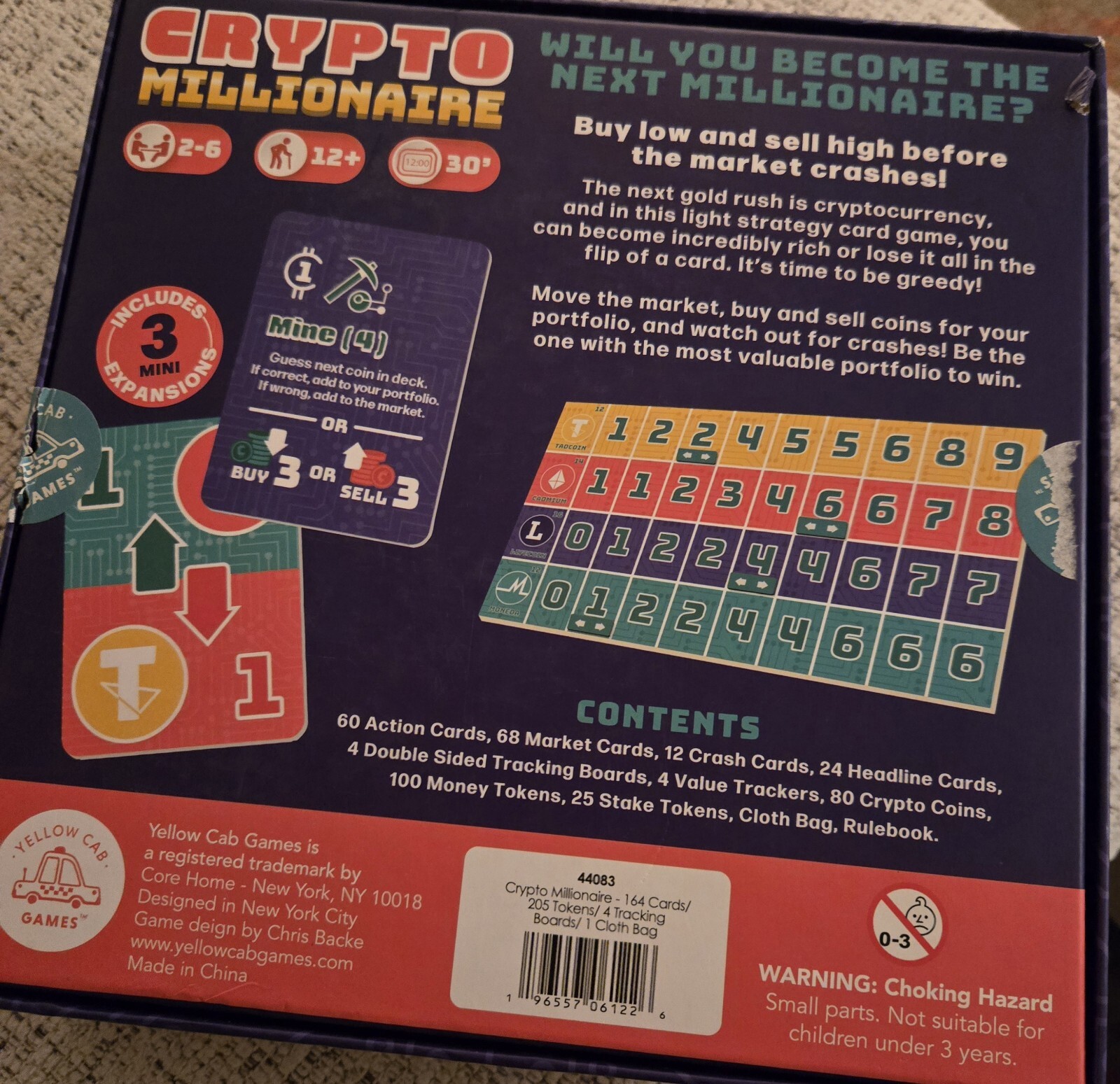Crypto MILLIONAIRE BOARDGAME , BRAND NEW