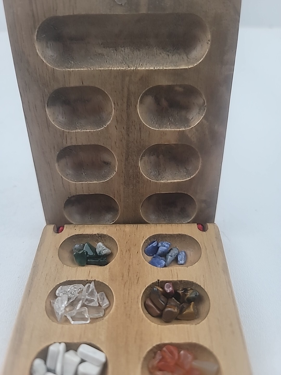 Front Porch Classics Outfitters Mancala with Travel Case Wooden Game Board
