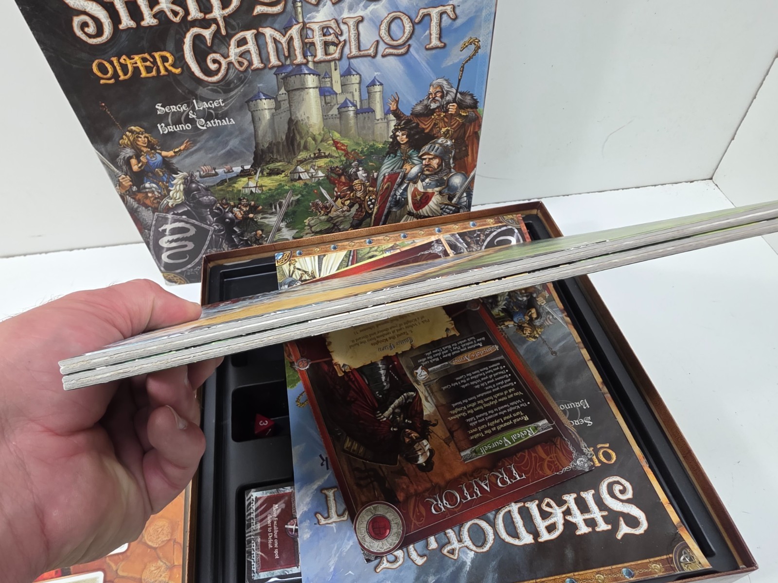 Shadows Over Camelot Board Game Days of Wonder 2012 SEALED CARDS MISSING 7 DICE