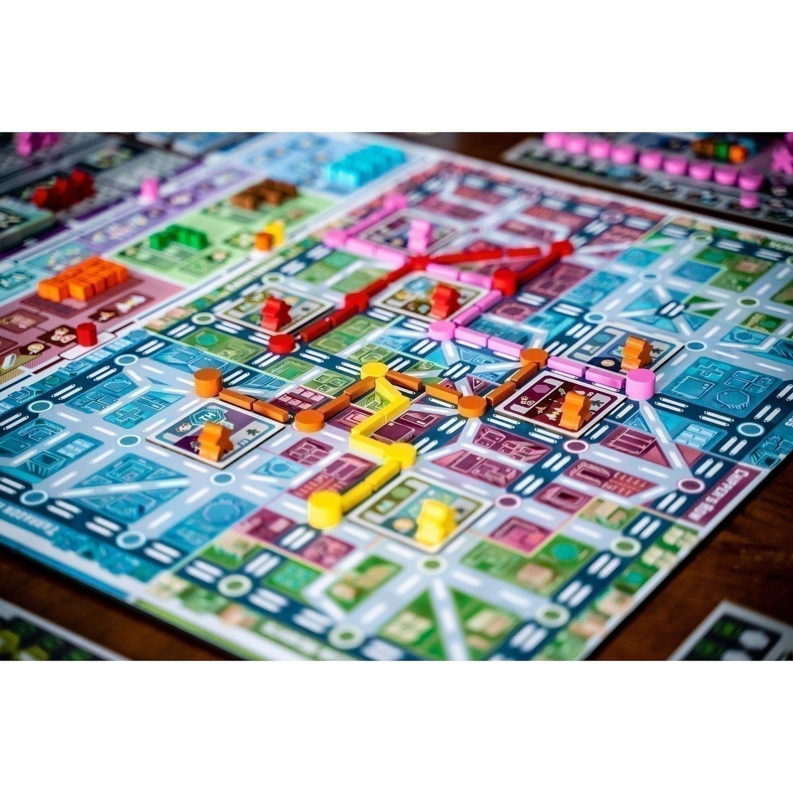Inside Up Games: Terminus – City Subway Line Building Board Game, Resource Manag