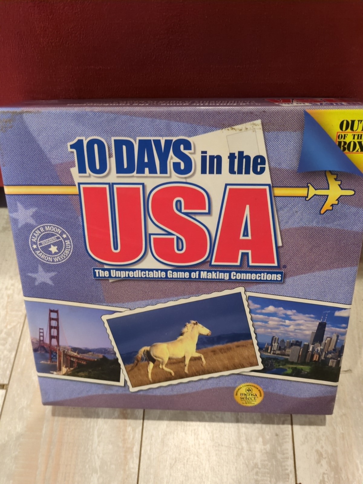 10 Days In The USA Board Game Out Of The Box Publishing 2003 Complete