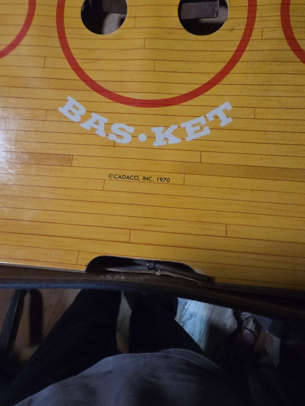 Bas-Ket Vintage Game Cadaco 1973 No. 165, Complete, Works