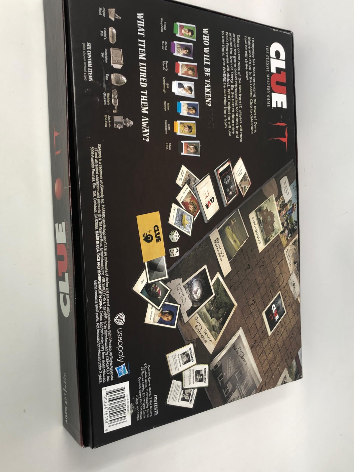 Clue IT Board Game | Based on The 2017 Drama/Thriller IT | Officially Licensed I