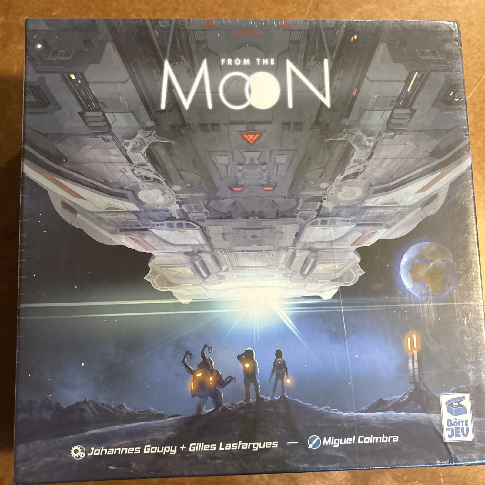 From The Moon Space Exploration Board Game 1 To 4 Players New & Sealed Free Ship