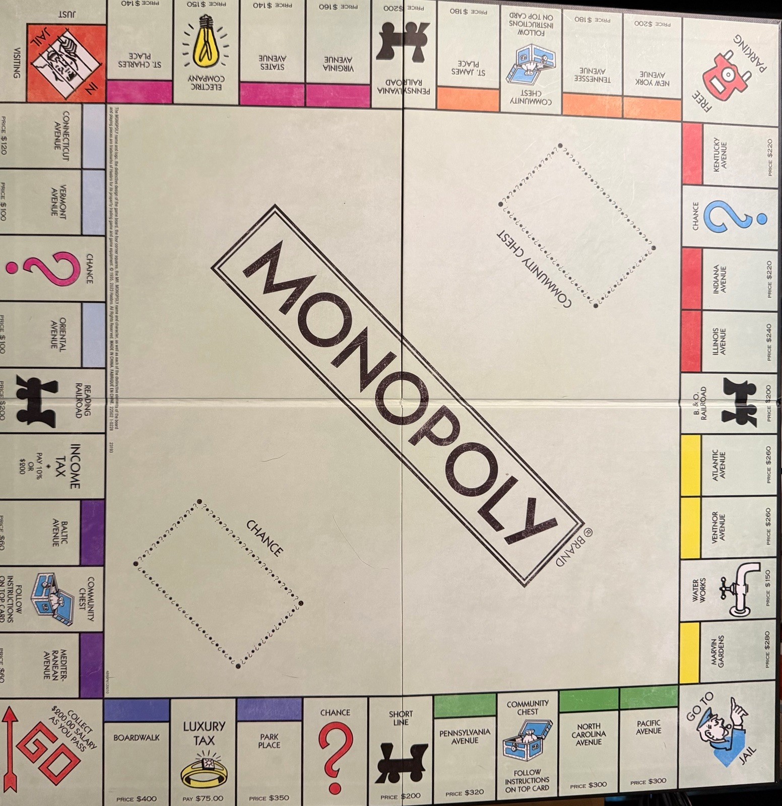 Monopoly Nostalgia Edition Collectible Tin Vintage Classic Board Game Open Box