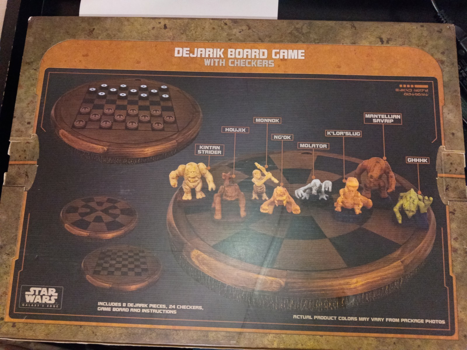 Disney Parks Dejarik Board Game w/ Checkers Star Wars Galaxy’s Edge Official