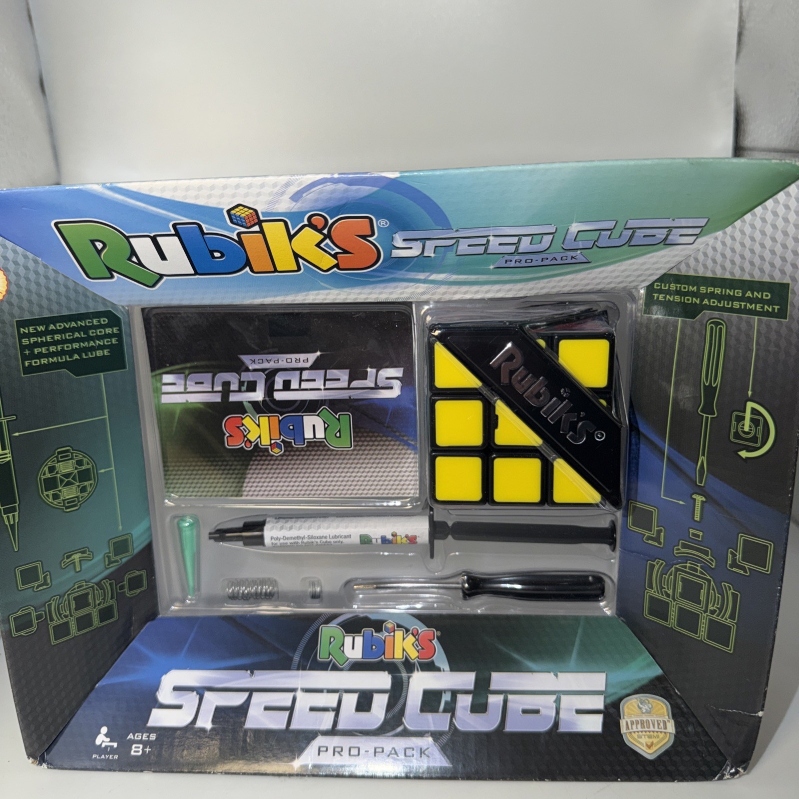 Rubik’s Speed Cube Pro Pack Kit Winning Moves Games New In Box Cubing