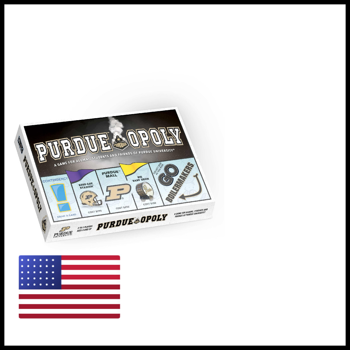 Late For The Sky Purdue University Purdueopoly Board Game Opoly-Style Campus
