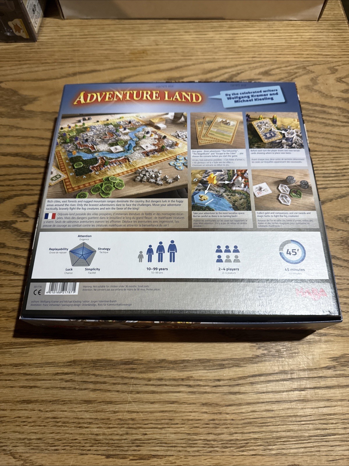 HABA Adventure Land – Game Pieces SEALED No English Rules UNPUNCHED