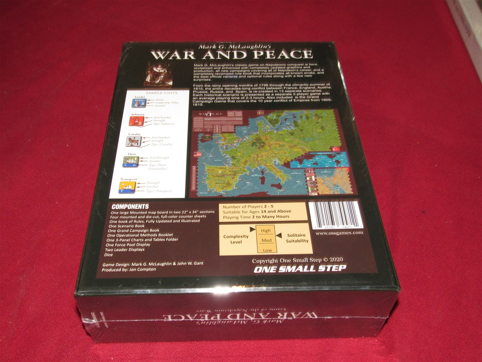 One Small Step: War and Peace: Game of the Napoleonic Wars: Sealed