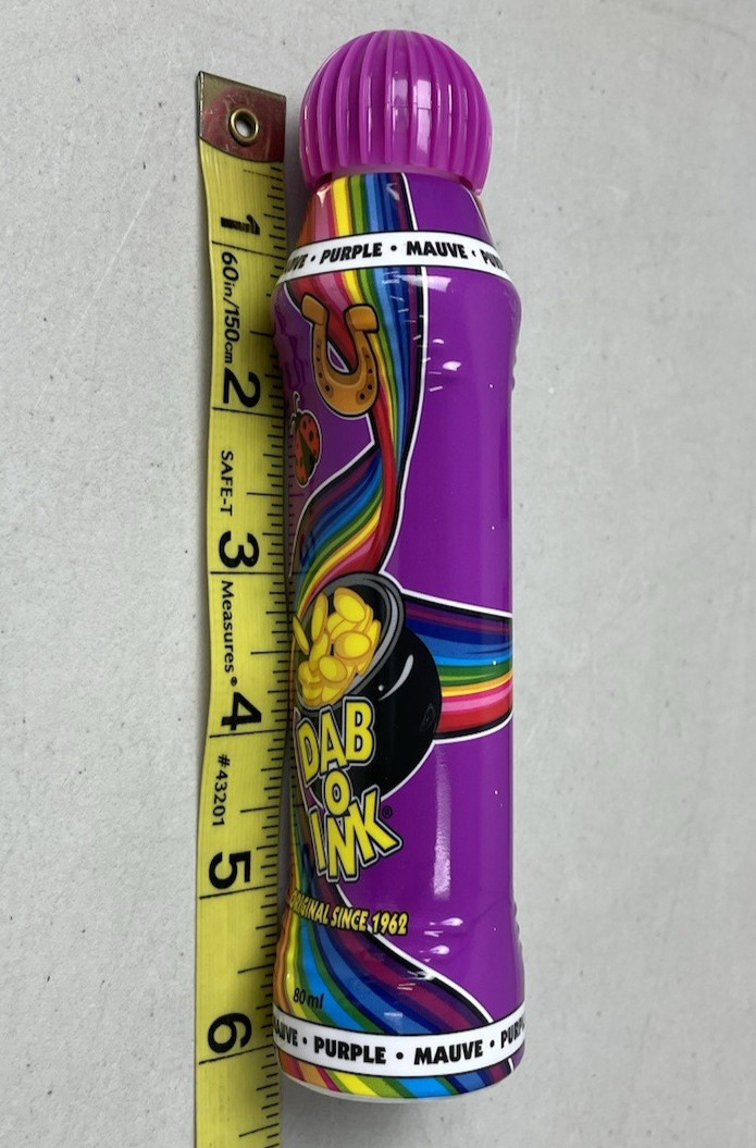 Dab O Ink Set of 3 Purple Bingo Markers Daubers 3 Ounces Each Win With These New