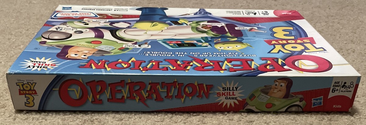 Disney’s Toy Story 3 Operation Buzz Lightyear Disney COMPLETE Family Board Game