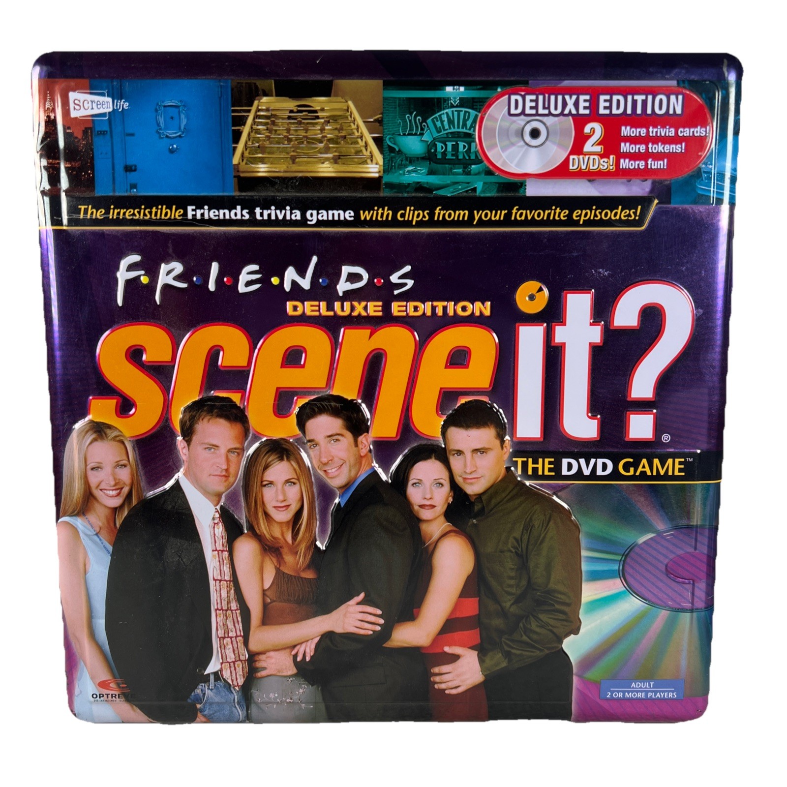 Friends Scene It DVD Game Deluxe Edition COMPLETE ScreenLife 2005 TV Show Trivia