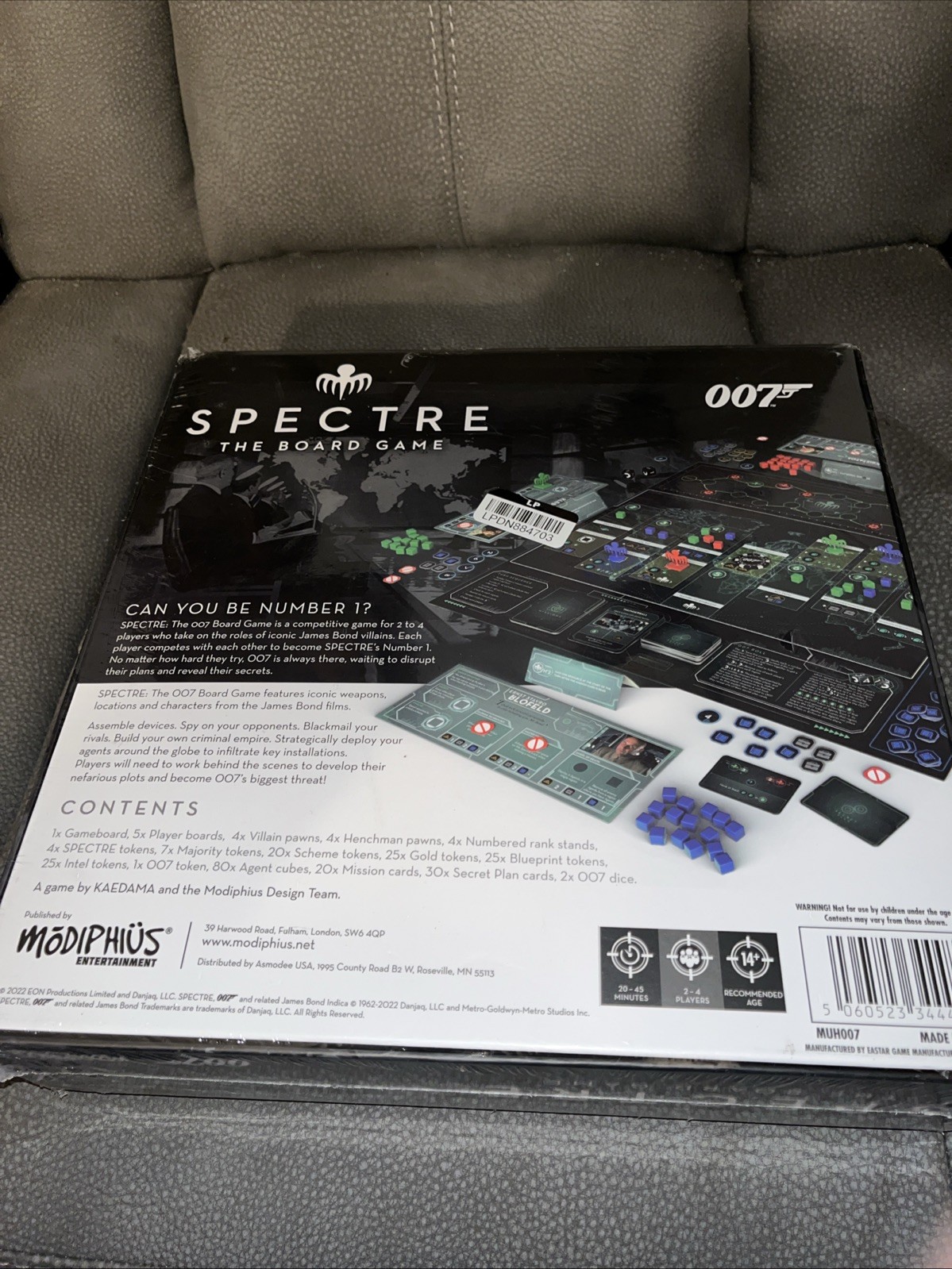 Asmodee SPECTRE The 007 Board Game Strategy 2-4 Players James Bond SPECTRE