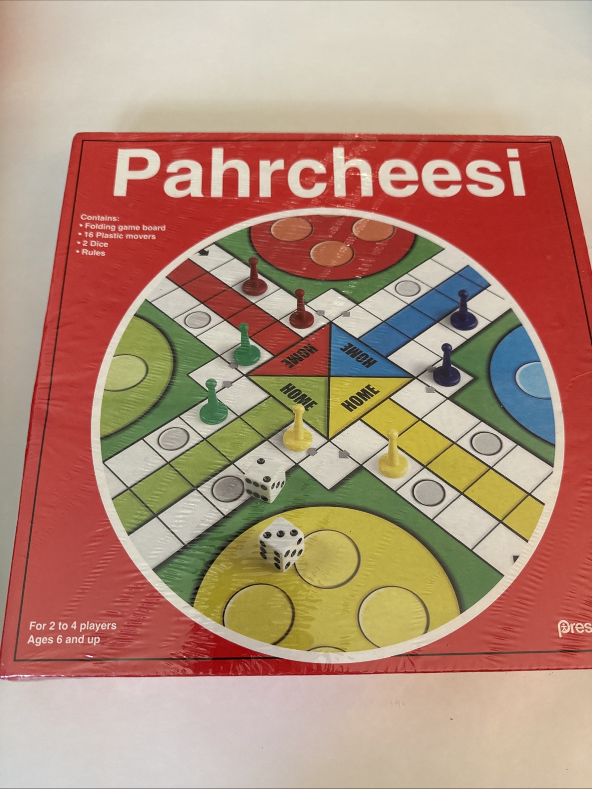 Parcheesi Board Game – 2010 Pressman Toy Company. NEW Sealed