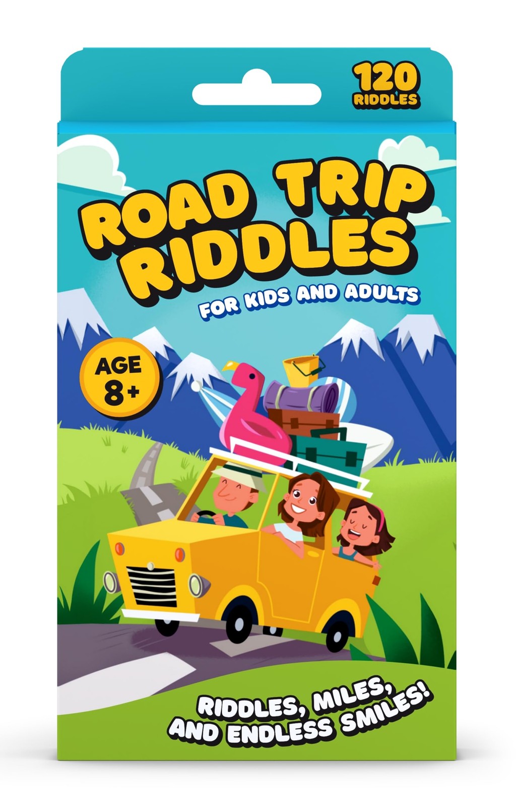 120 Road Trip Riddles – Road Trip Car Game for Kids
