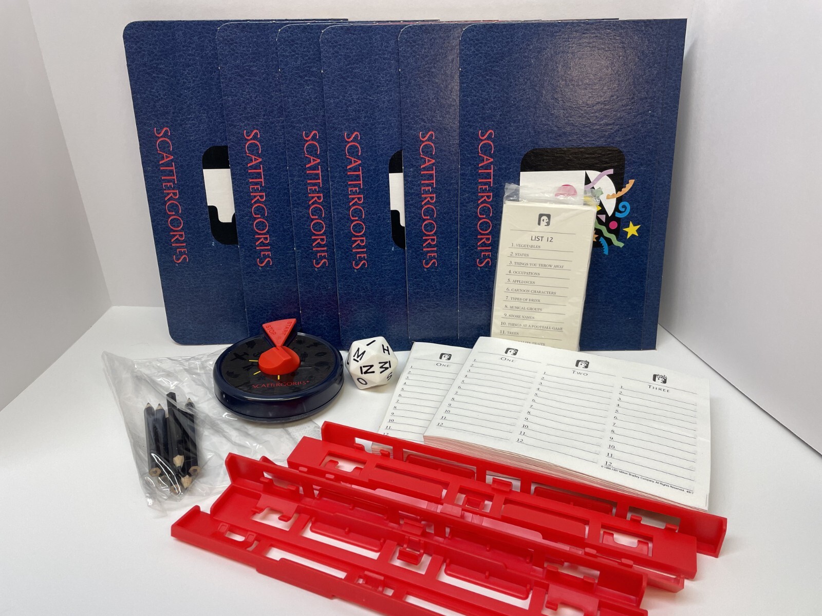 Vintage The Game Of Scattergories 1999 Edition Hasbro Complete