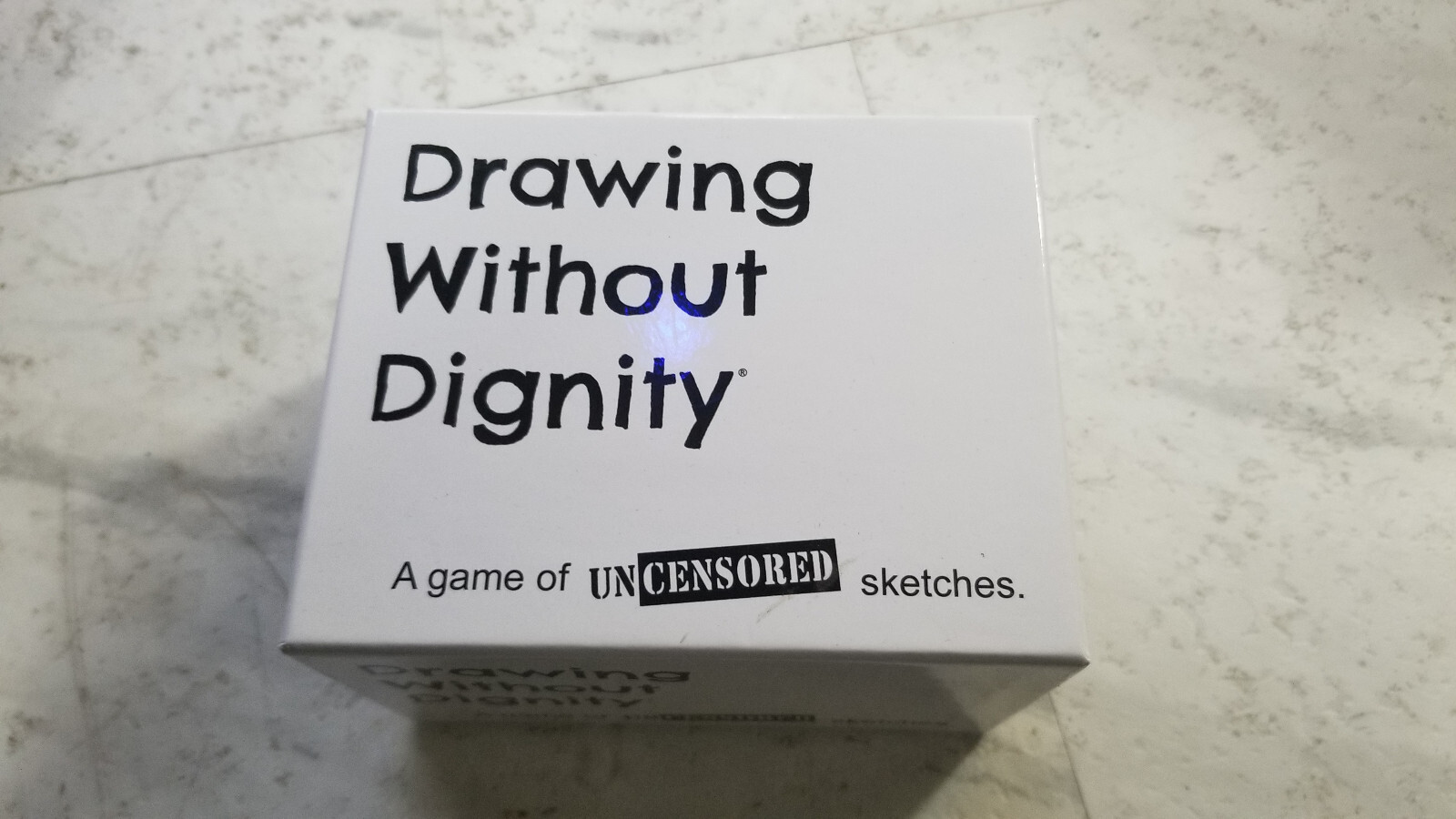 Drawing Without Dignity -Adult Party Game of Uncensored Sketches (Sealed Cards)
