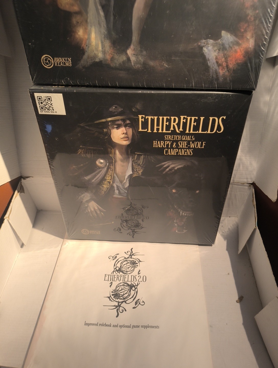 Etherfields Lot Kickstarter 2.0 Campaign, Harpy & She-Wolf, Funeral Witch SEALED