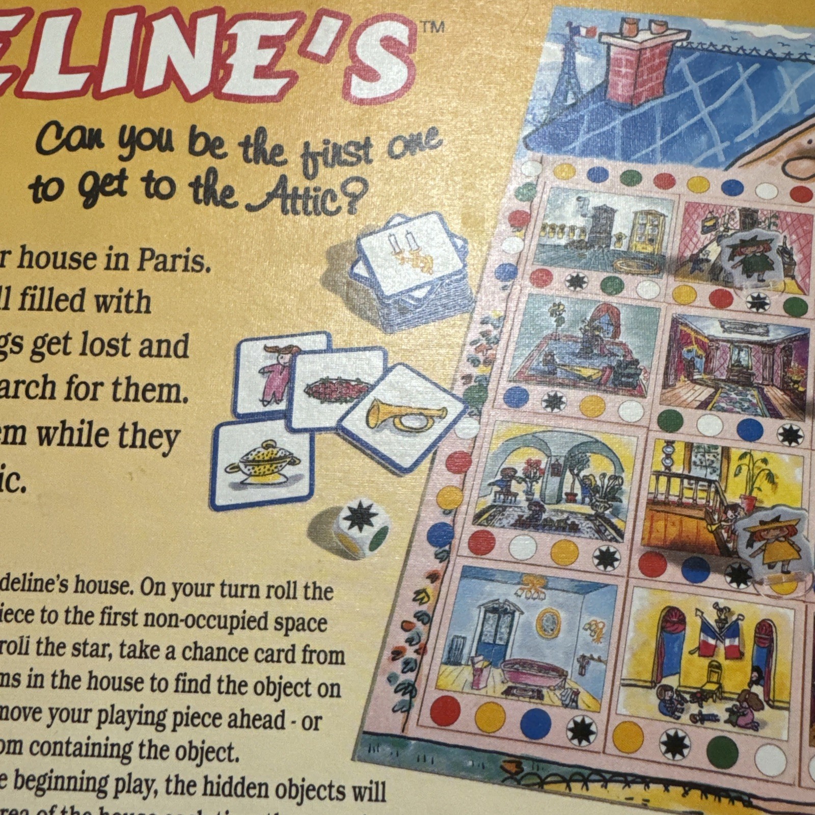 Madeline’s House Board Game by Ravensburger 1995, 2-4 Players, Ages 4-8 Complete