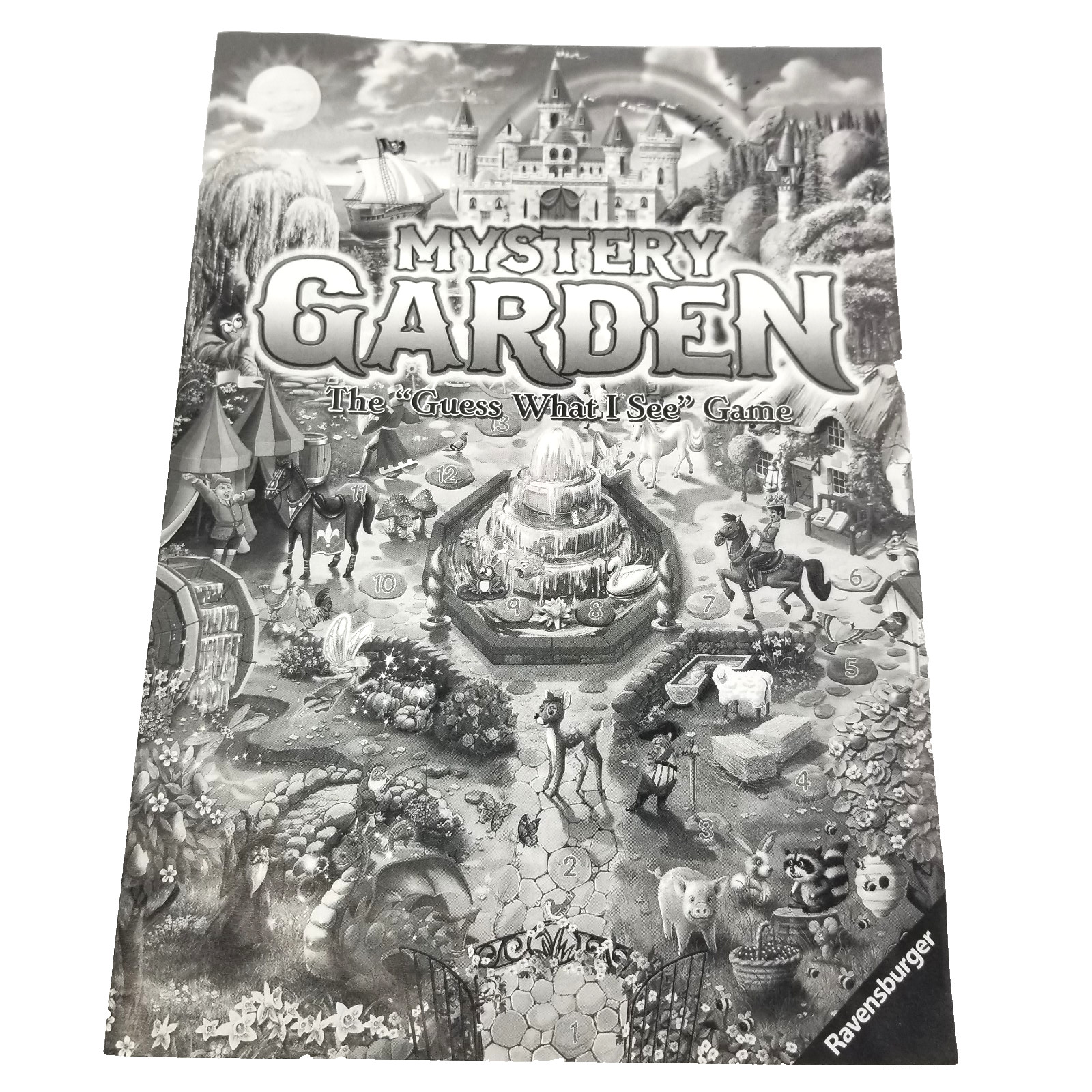 Ravensburger Mystery Garden Game 2011 The “Guess What I See” Board Game Complete