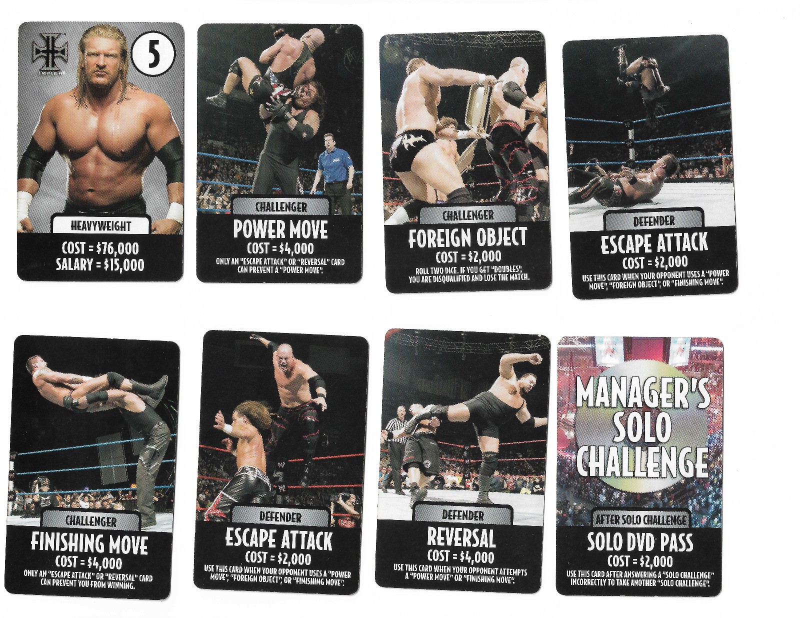 wwe DVD Board Game WWE Chaos Raw Cards Lot Of 86 Ray Booker