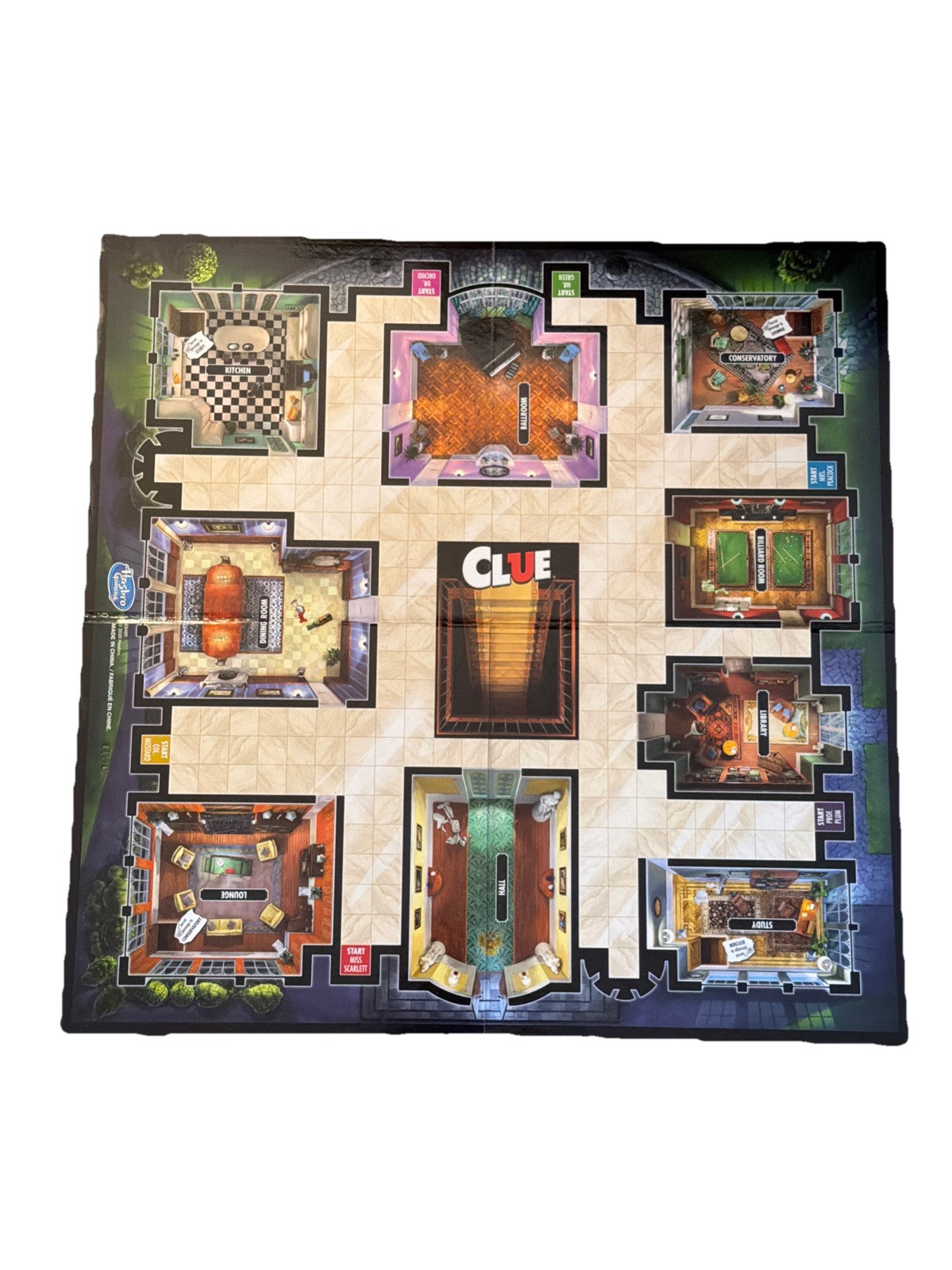 Hasbro Parker Brothers Wooden Board Games (Monopoly And Clue) Double Sided!