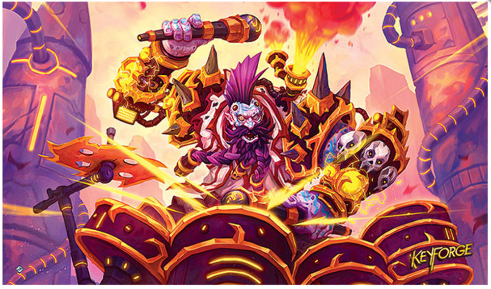 KeyForge: Drummernaut Playmat 24″ x 14″