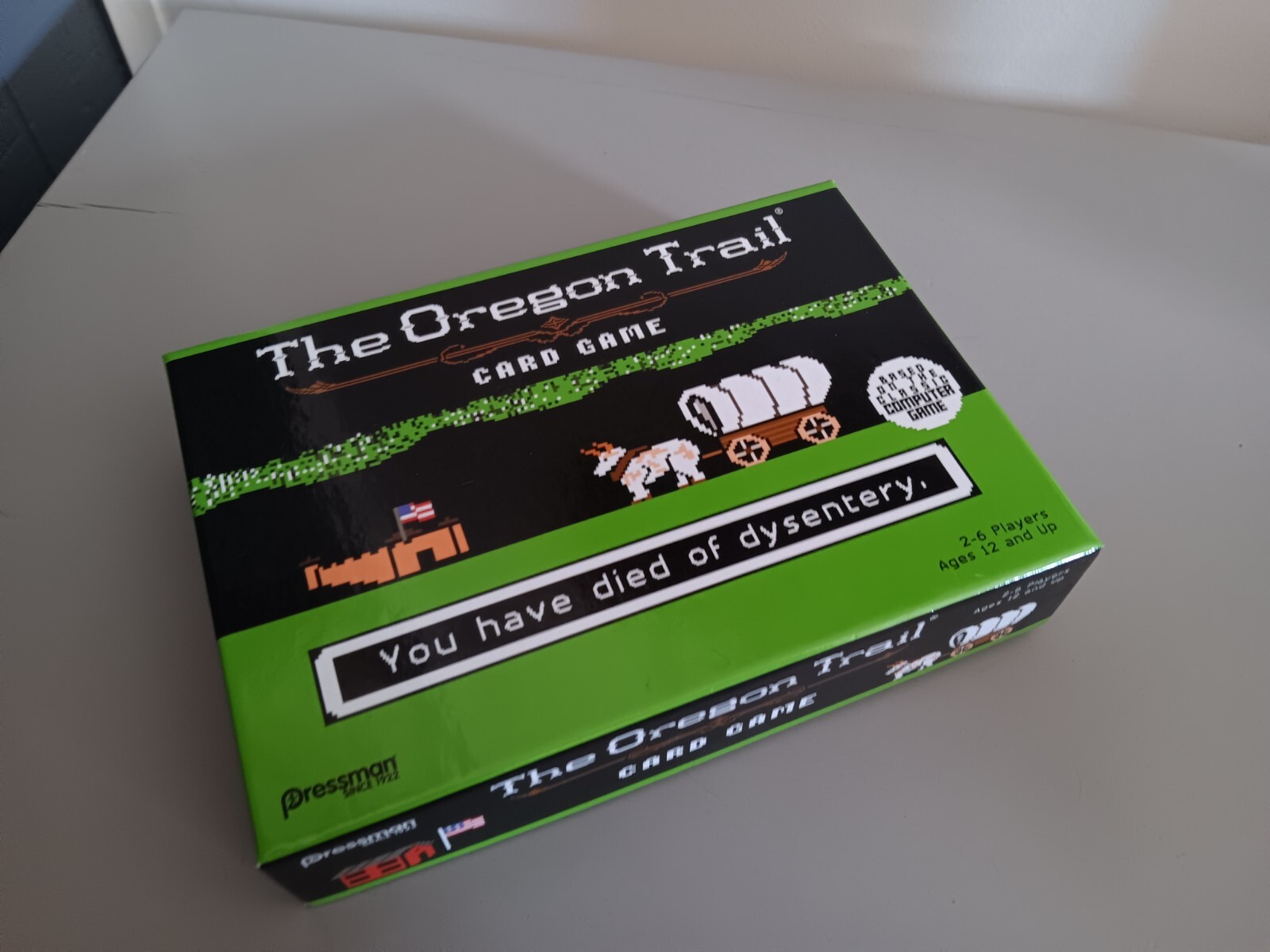 The Oregon Trail Card Game Pressman 2016 2-6 Players Ages 12 and Up -Complete