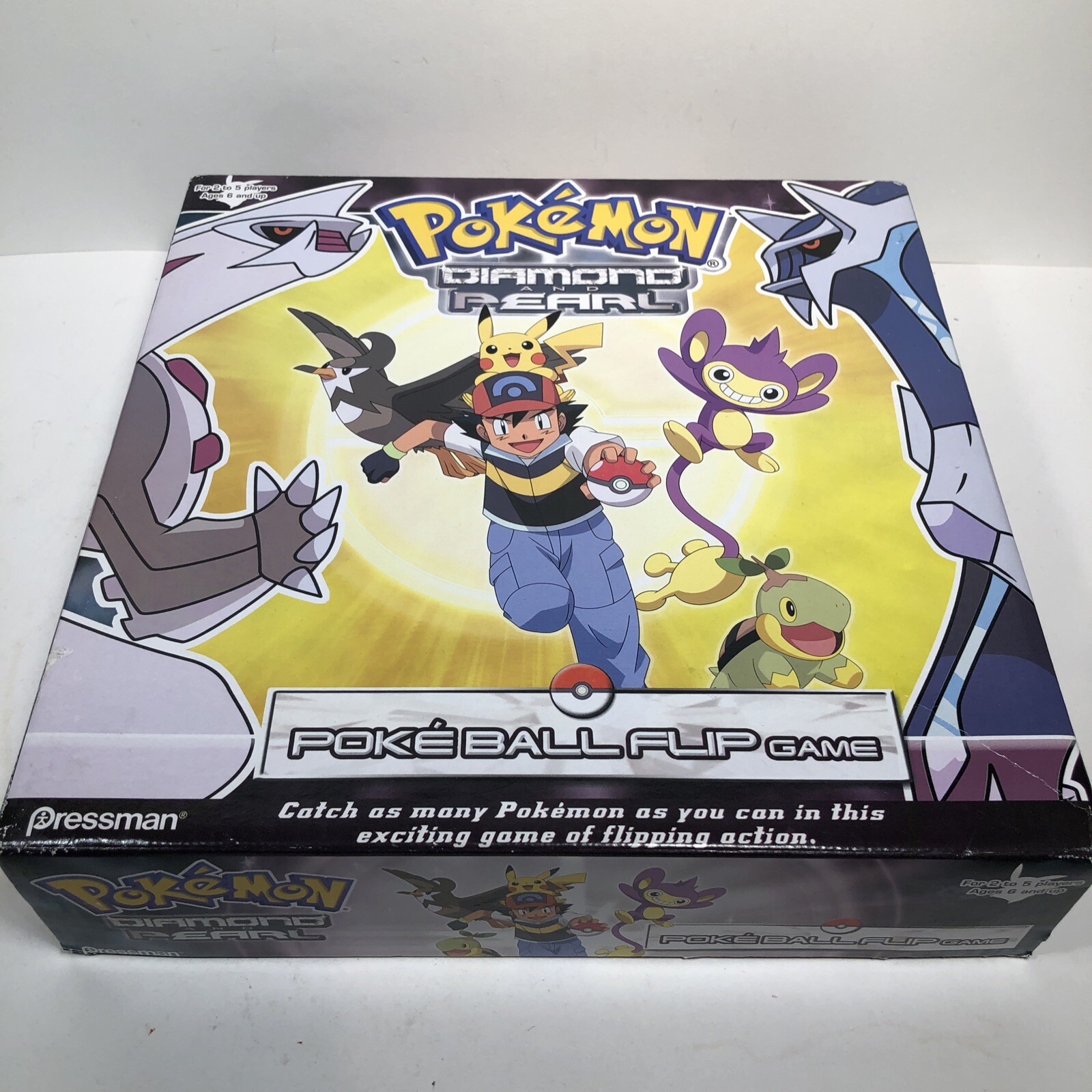 Pokemon Diamond & Pearl PokeBall Flip Game 2007 Complete