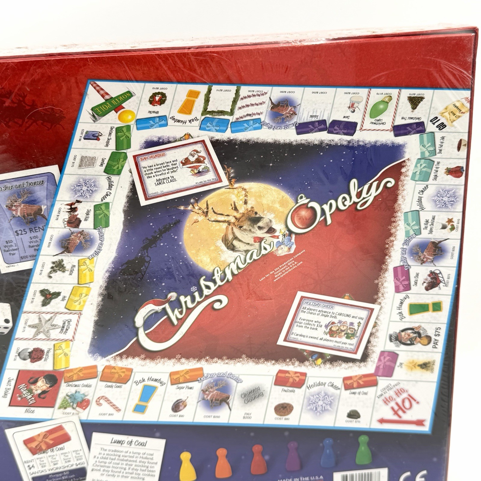 New Sealed Christmas Opoly A Game To Celebrate The Season! Board Game USA