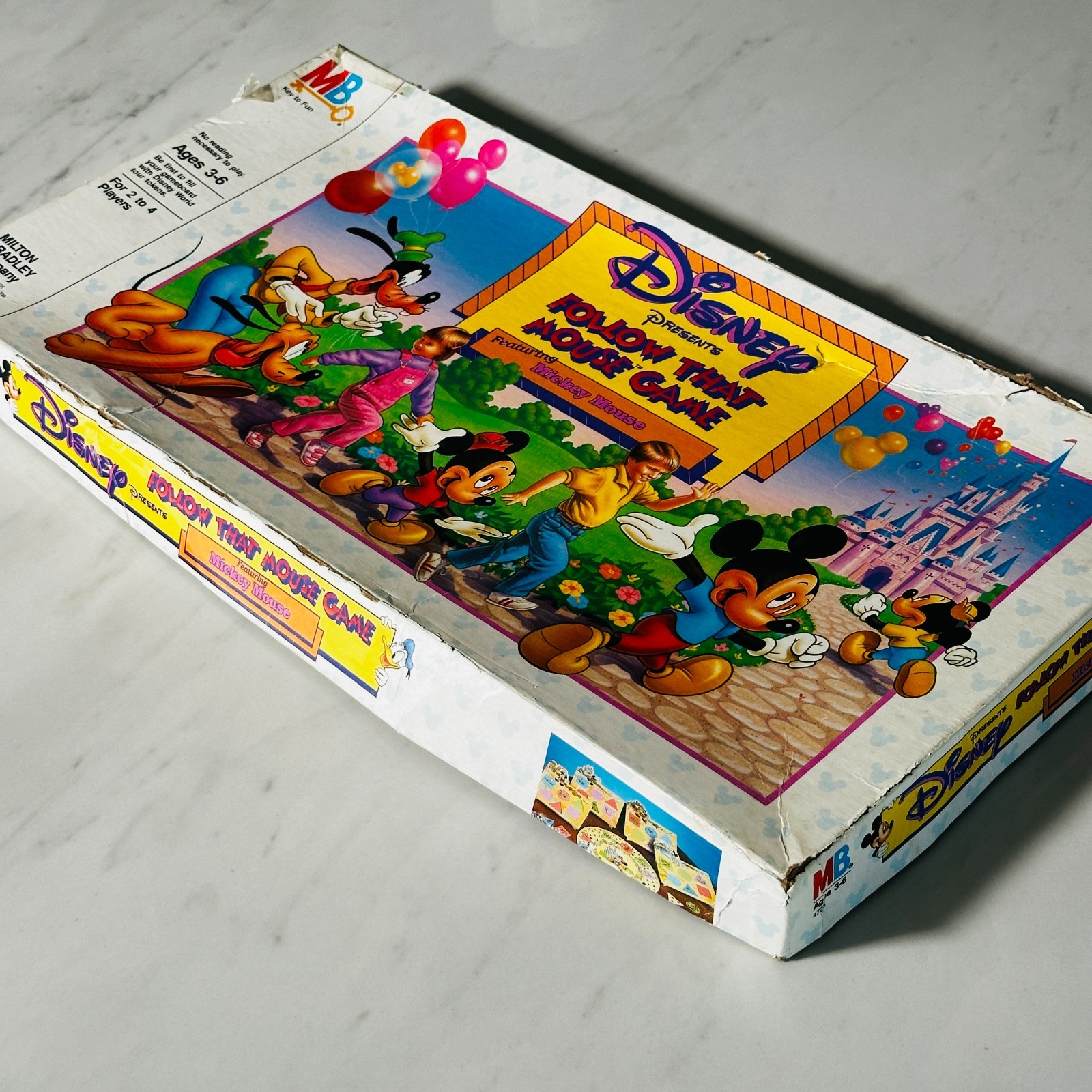 Disney Board Game Lot of 2 – Follow That Mouse – Mickey Mouse Memory Game – MB