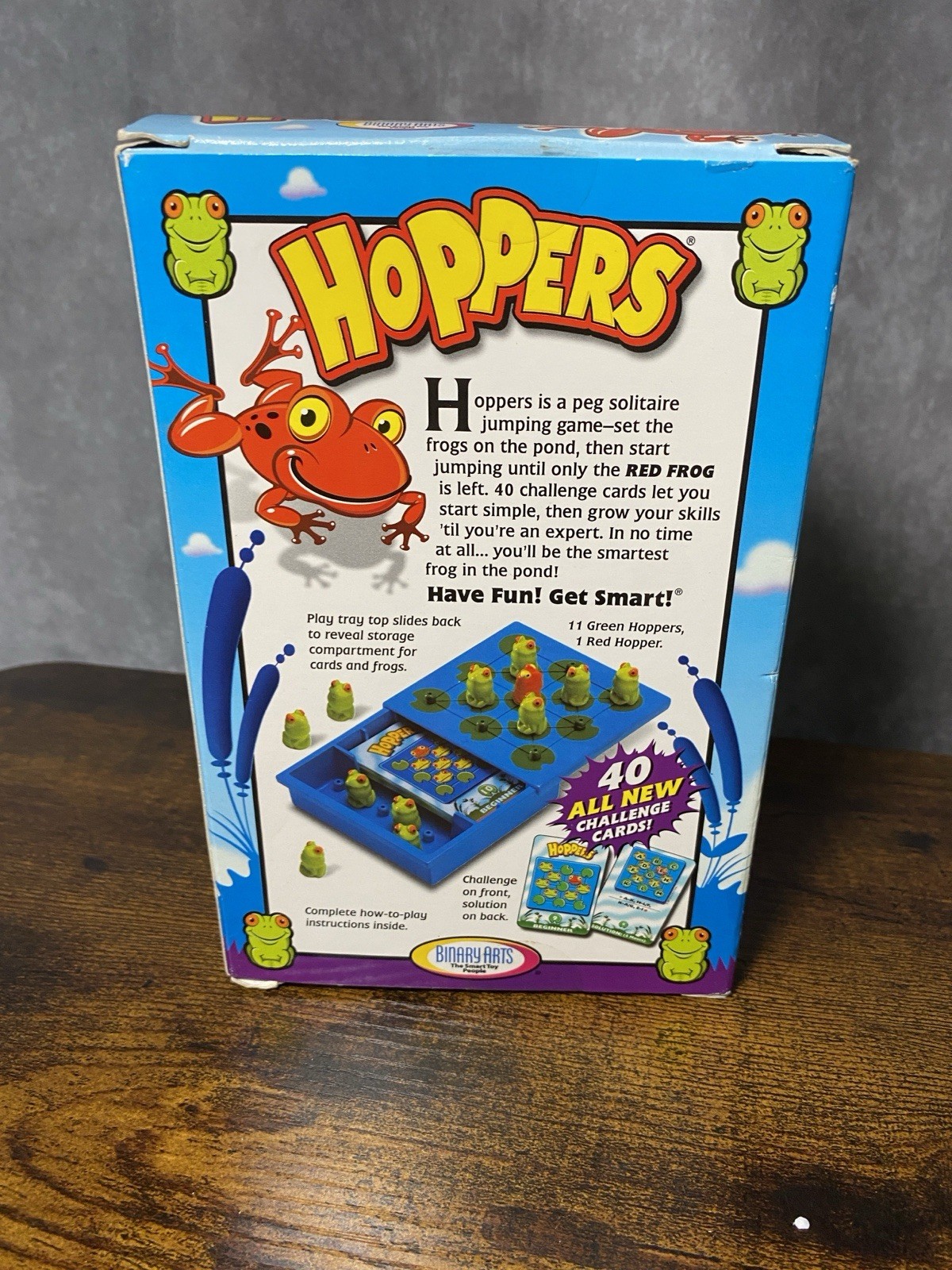 HOPPERS THINK FUN BINARY ARTS PUZZLE FACTORY PACKAGED NEW RED FROG VERSION
